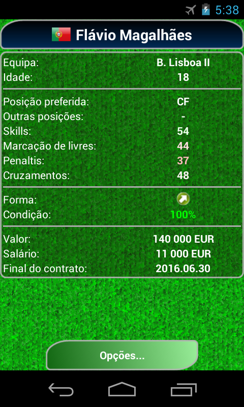 Captura de Tela do Jogo True Football 2