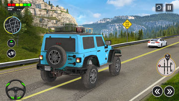 Captura de Tela do Jogo Offroad Jeep Driving Car Games