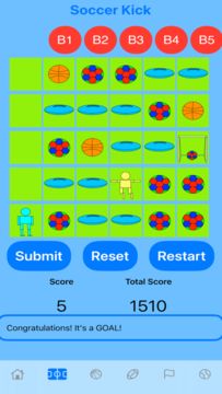 Sports Trace Puzzle Game Screenshot
