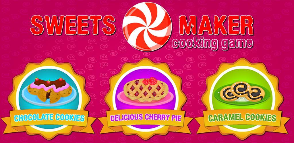 Banner of fabricante de dulces - juegos de cocina 