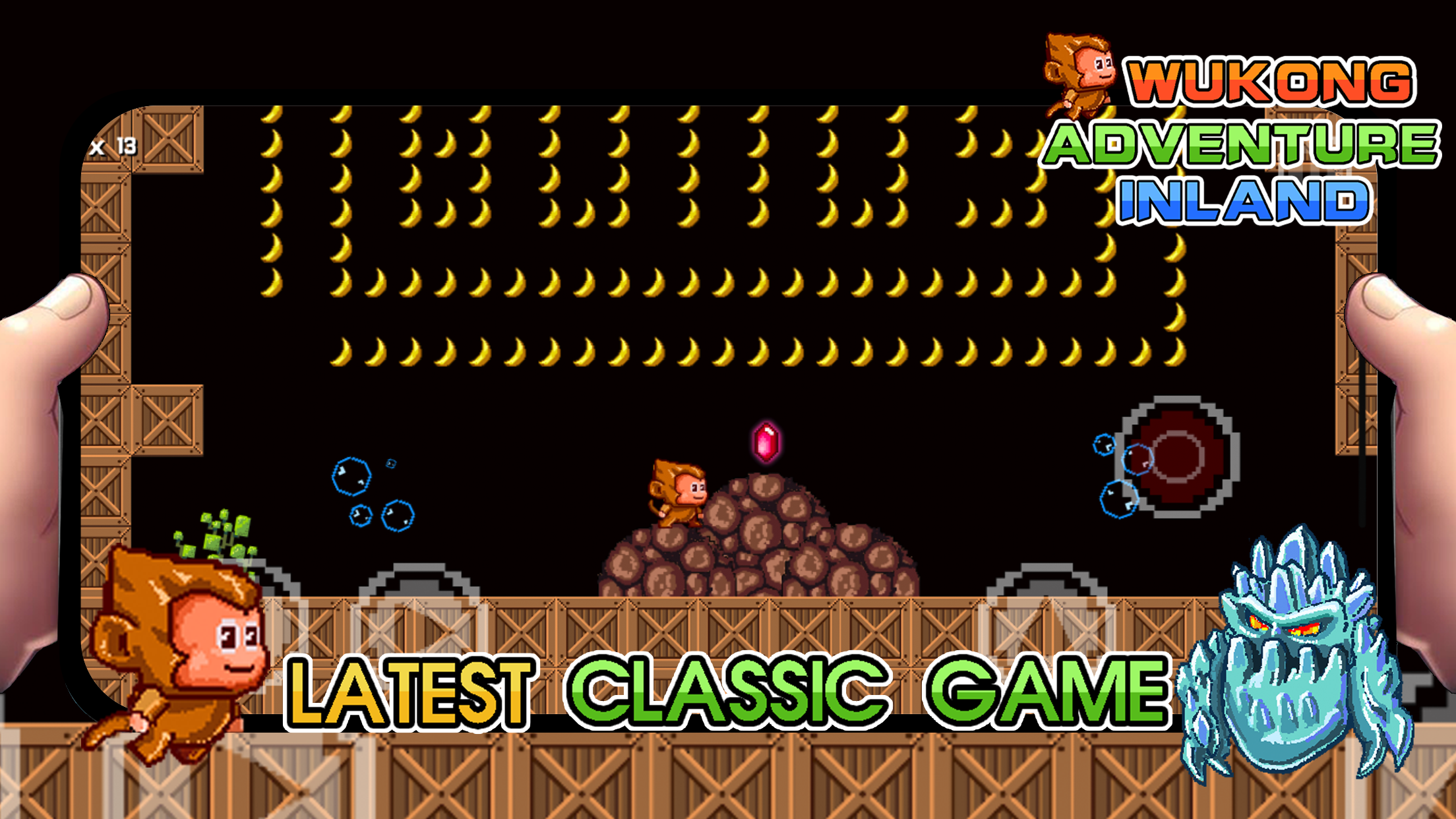 Adventure In Island WuKong - Classic Arcade Gaming 遊戲截圖