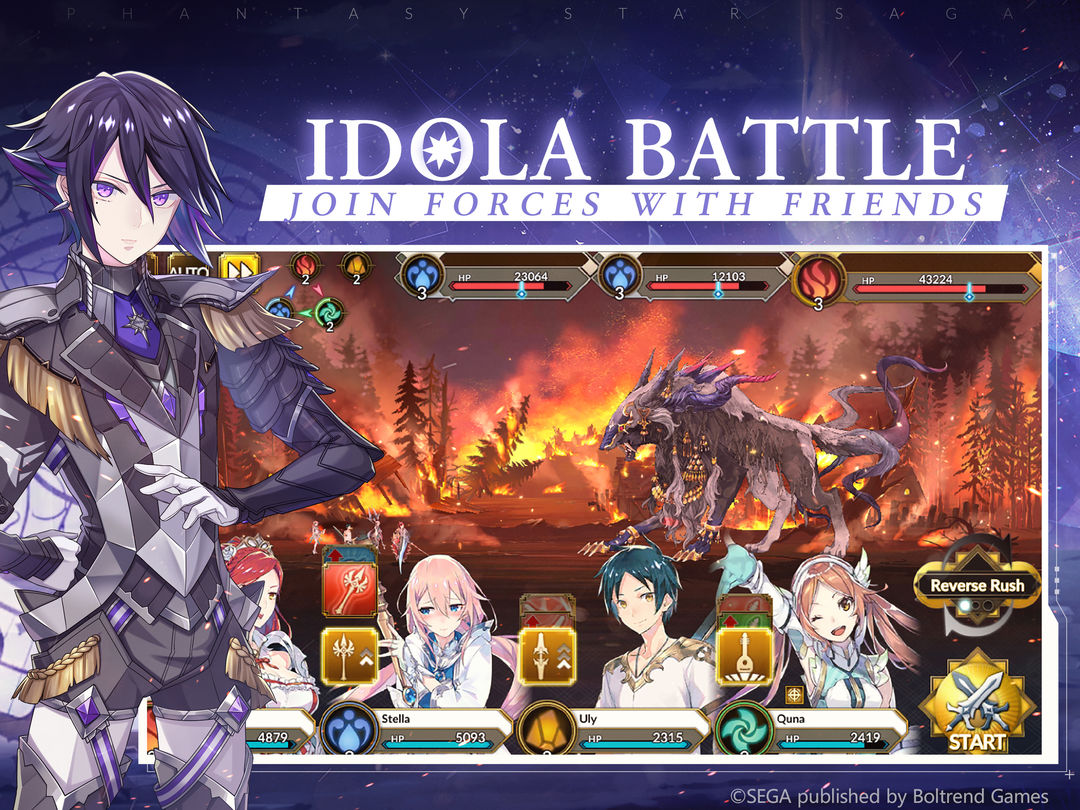 Idola Phantasy Star Saga screenshot game