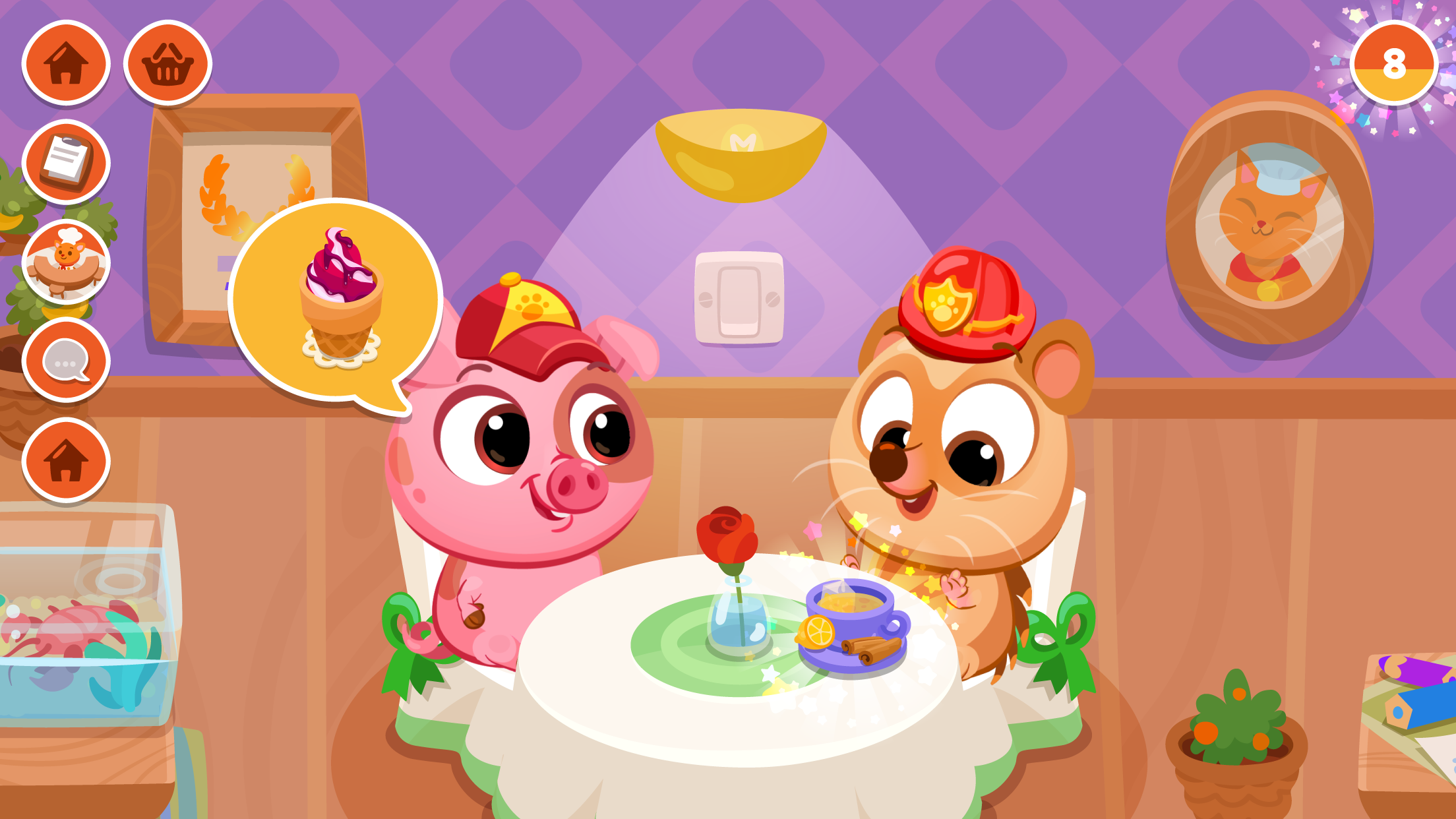 Bubbu Restaurant - My Cat Game Game Screenshot