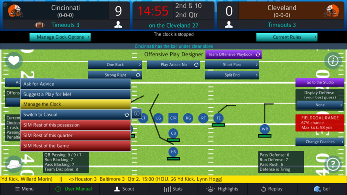 Pro Strategy Football 2024 Game Screenshot