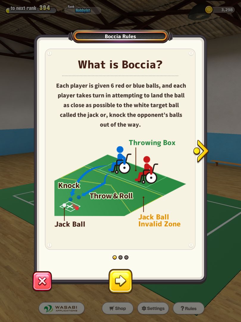 Boccia Battle screenshot game