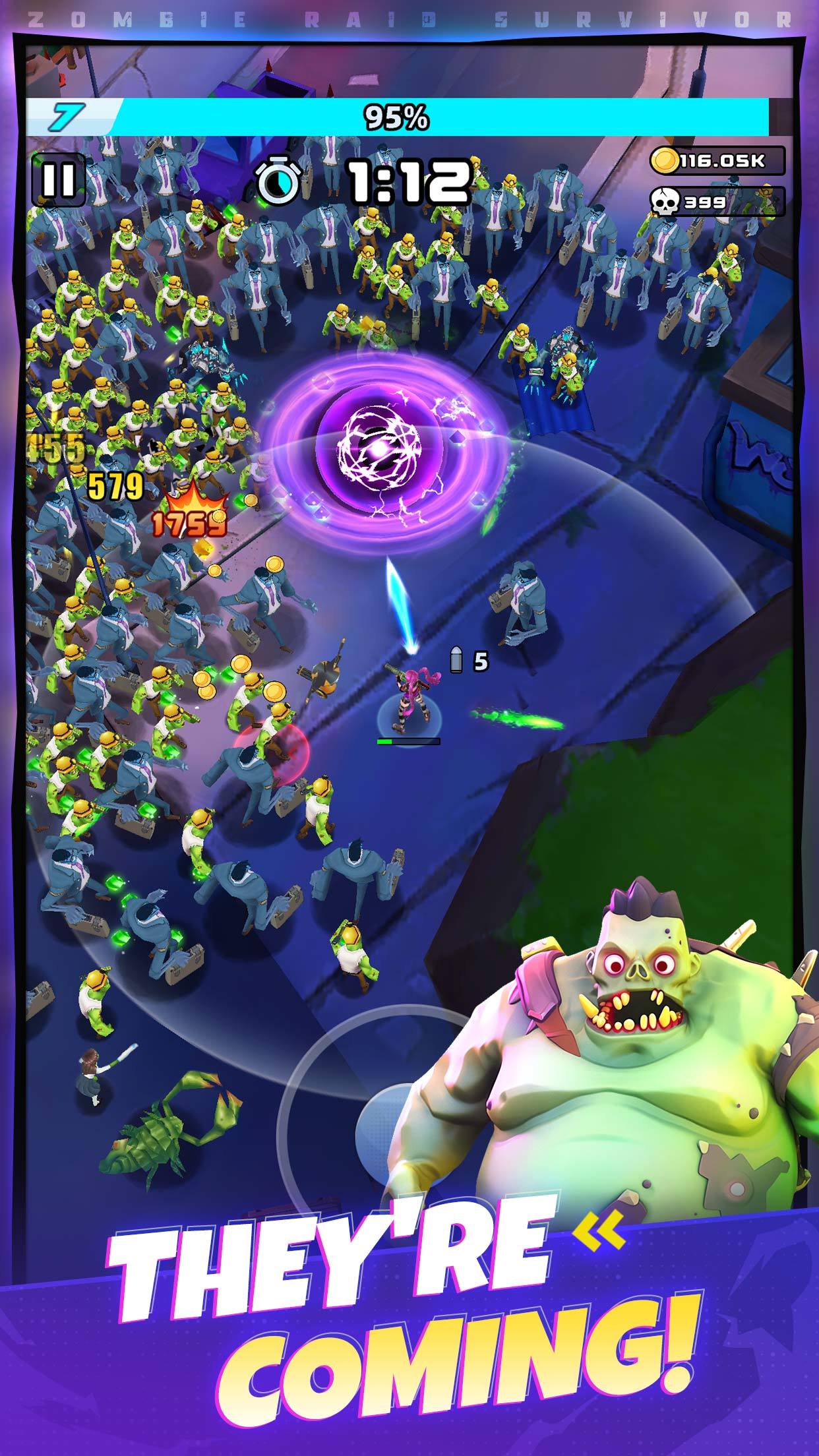 Zombie Raid: Survivor Game Screenshot