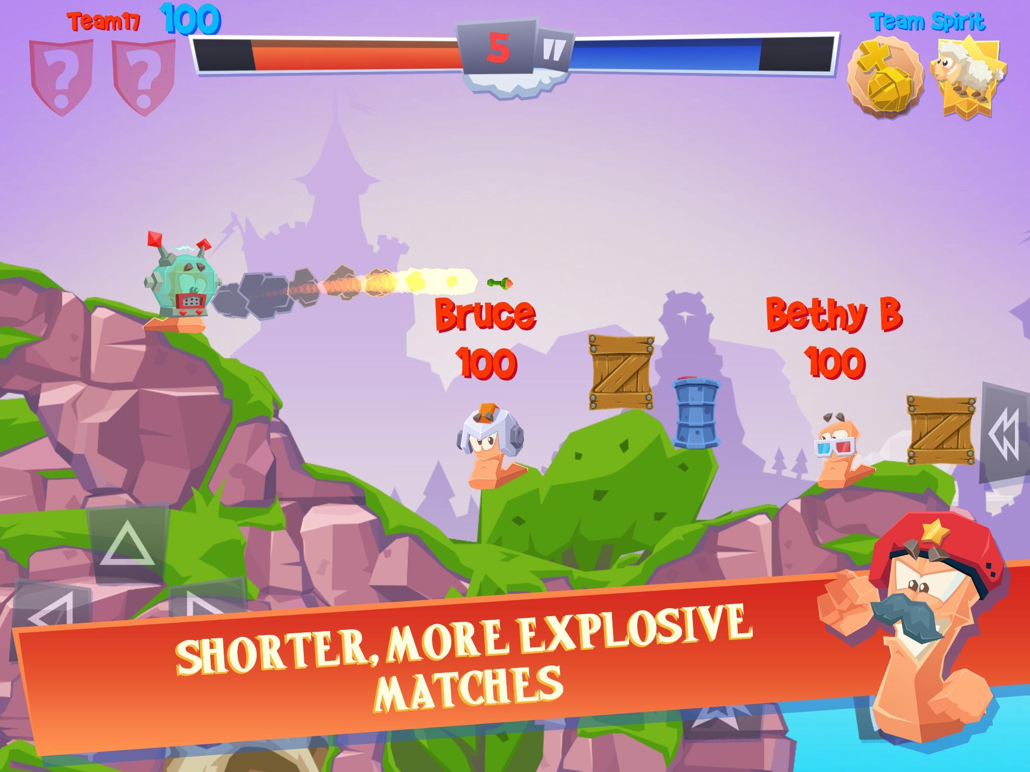 Worms 4 Game Screenshot