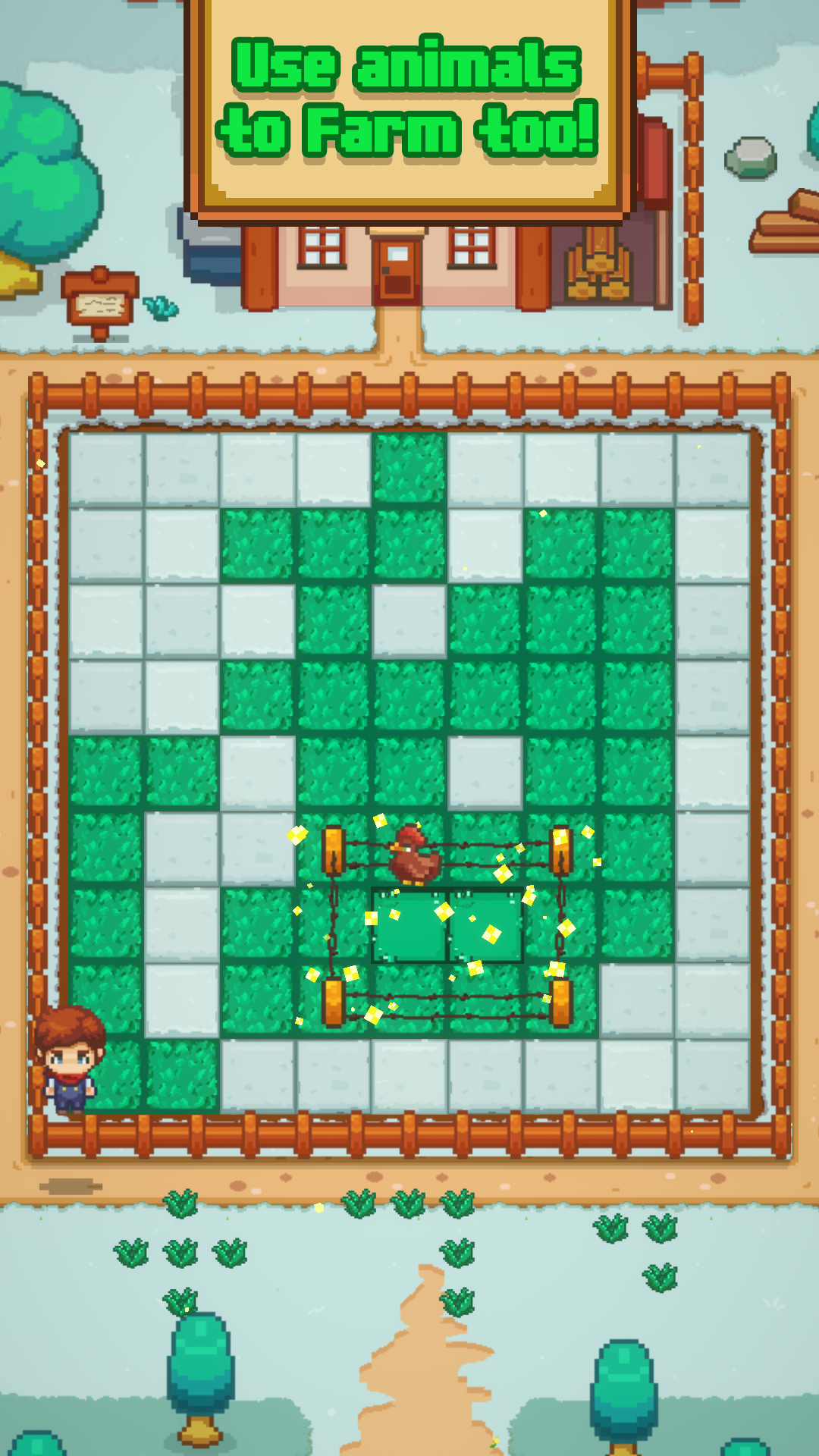 Square Farm - Puzzle Blocks!のキャプチャ