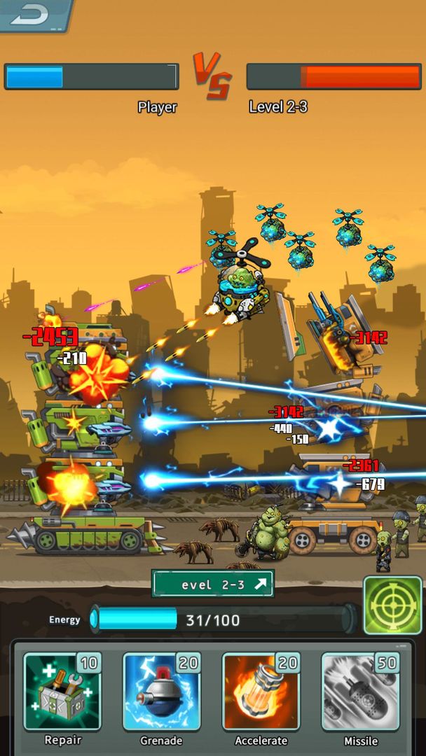 Screenshot of Robots Tower Battle