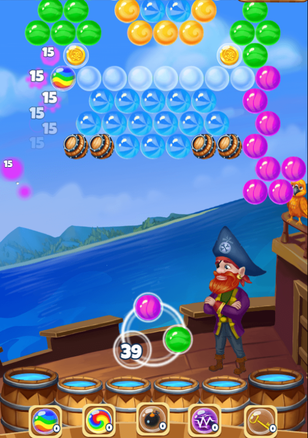 Oceanic Bubble Adventure Game Screenshot