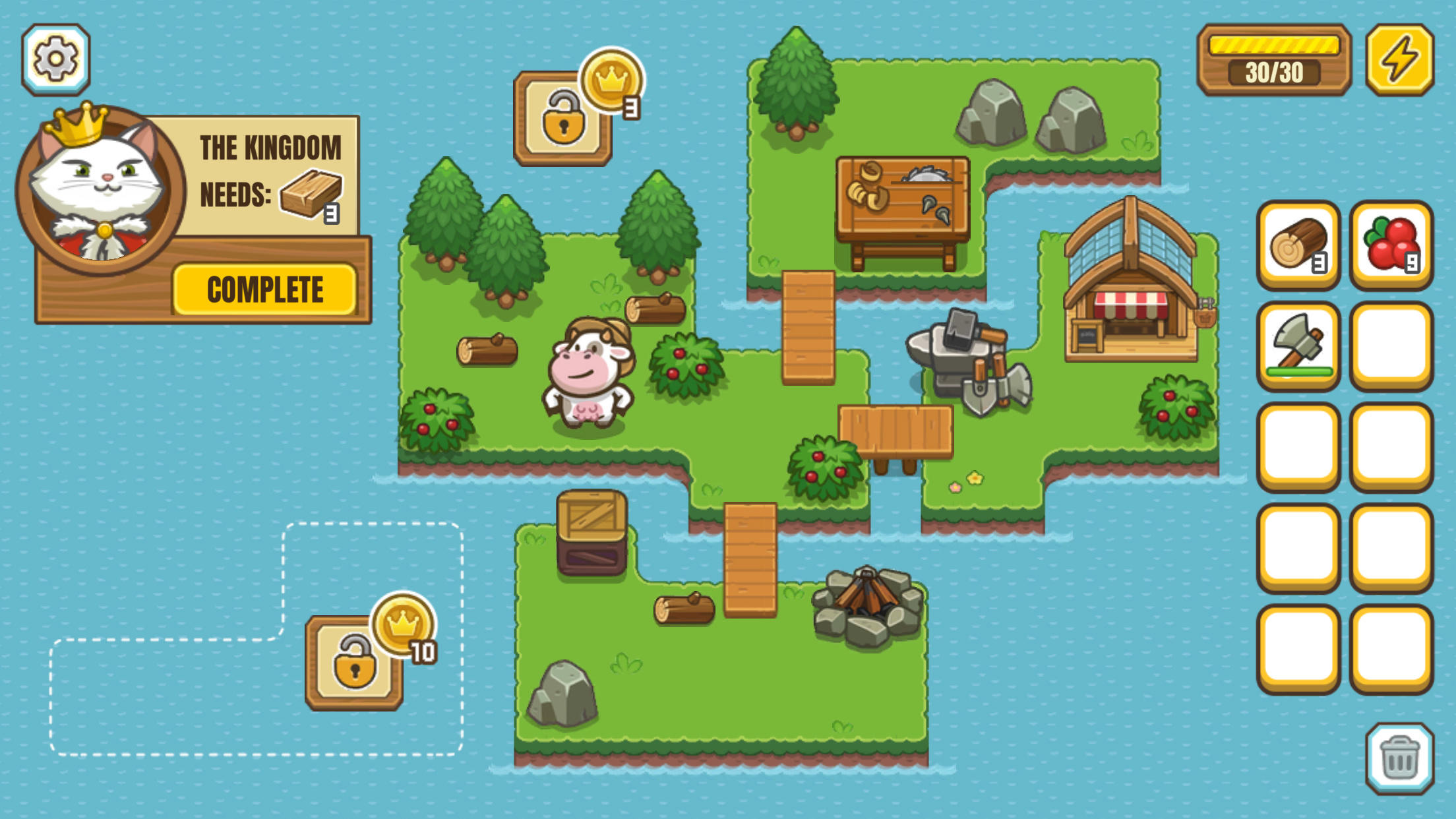 Cow Bay Game Screenshot