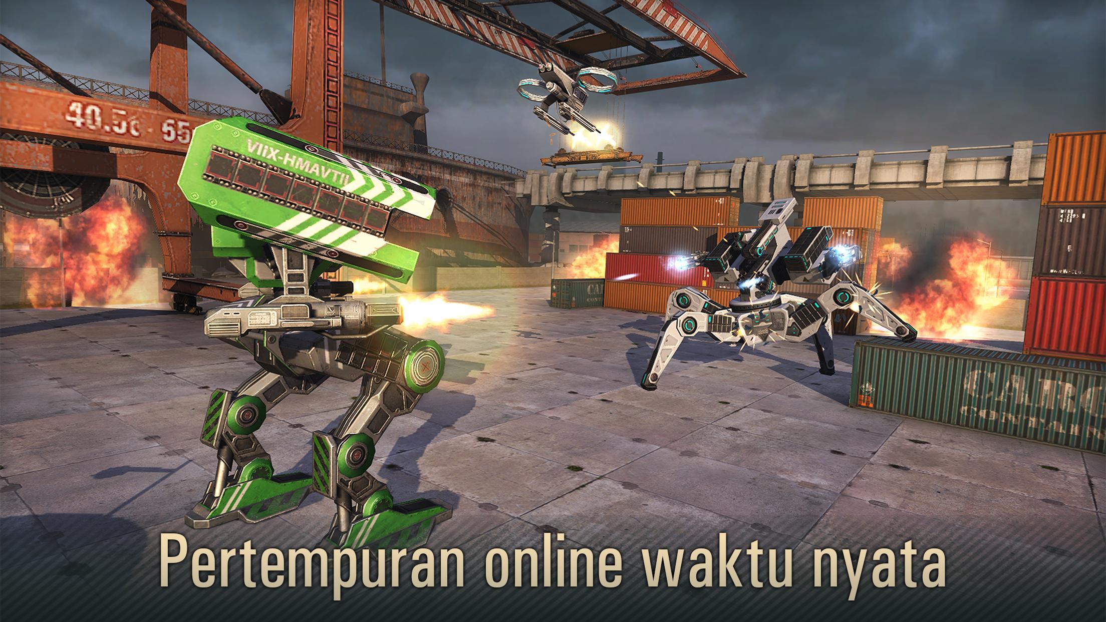 Screenshot 1 of WWR: Perang robot permainan 3D 3.25.11
