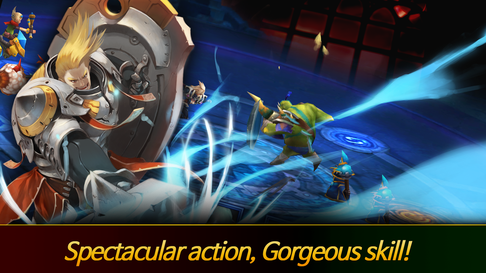 Cuplikan Layar Game Heroes League - Another World