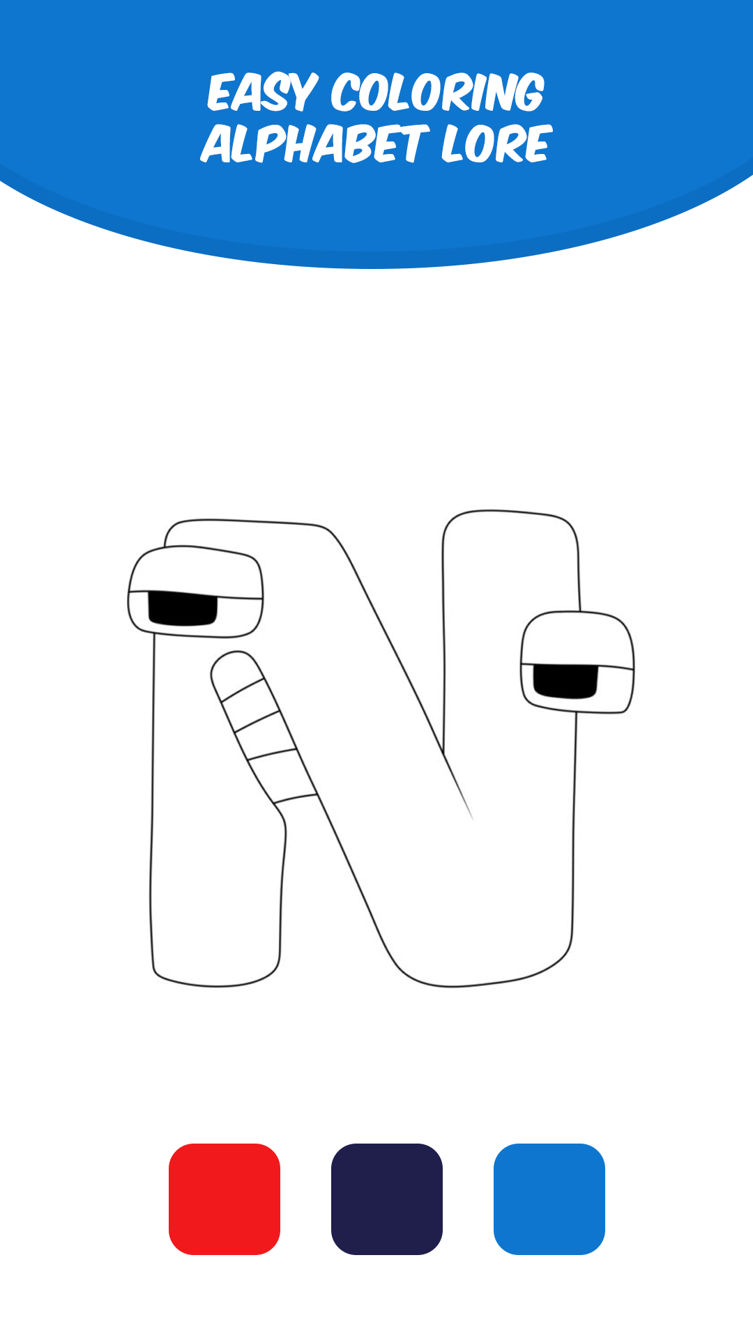 Coloring Alphabet ASMR Game Screenshot