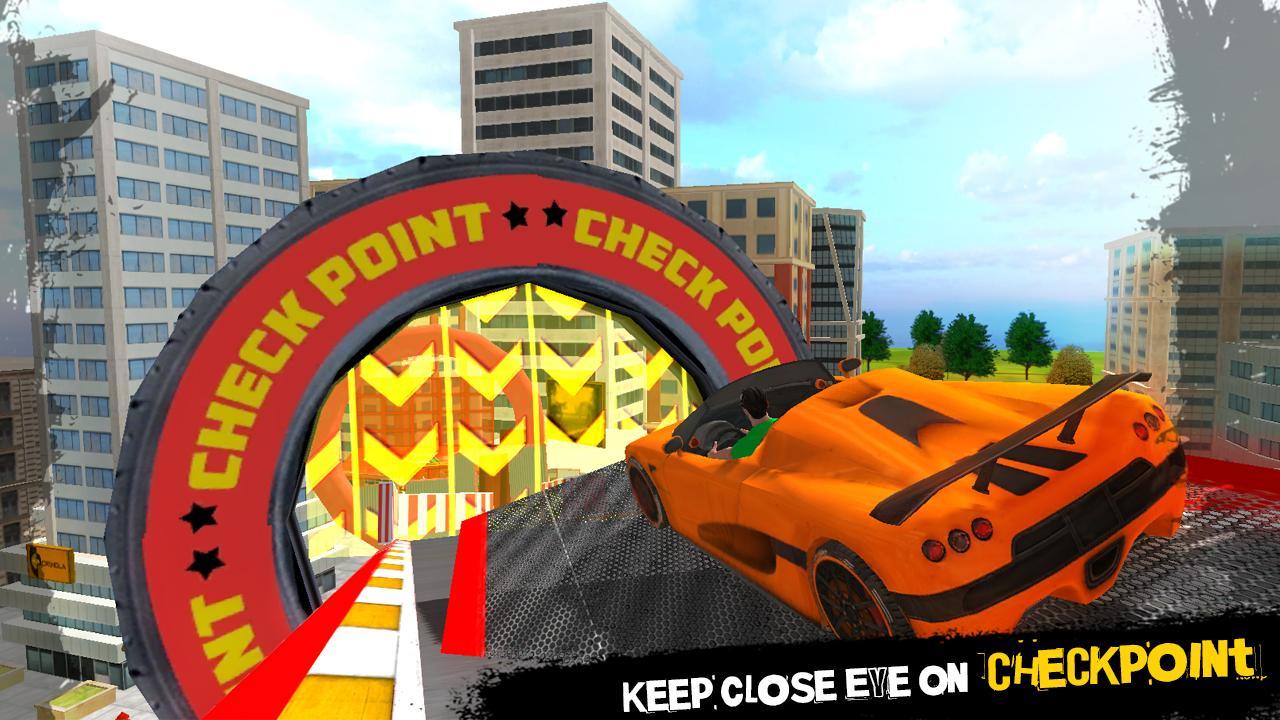 Gangster Grand Impossible Ramp Game Screenshot