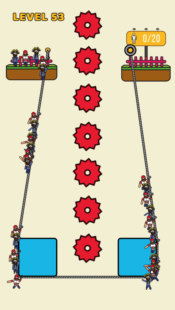 Rope Rescue! - Unique Puzzle 게임 스크린 샷