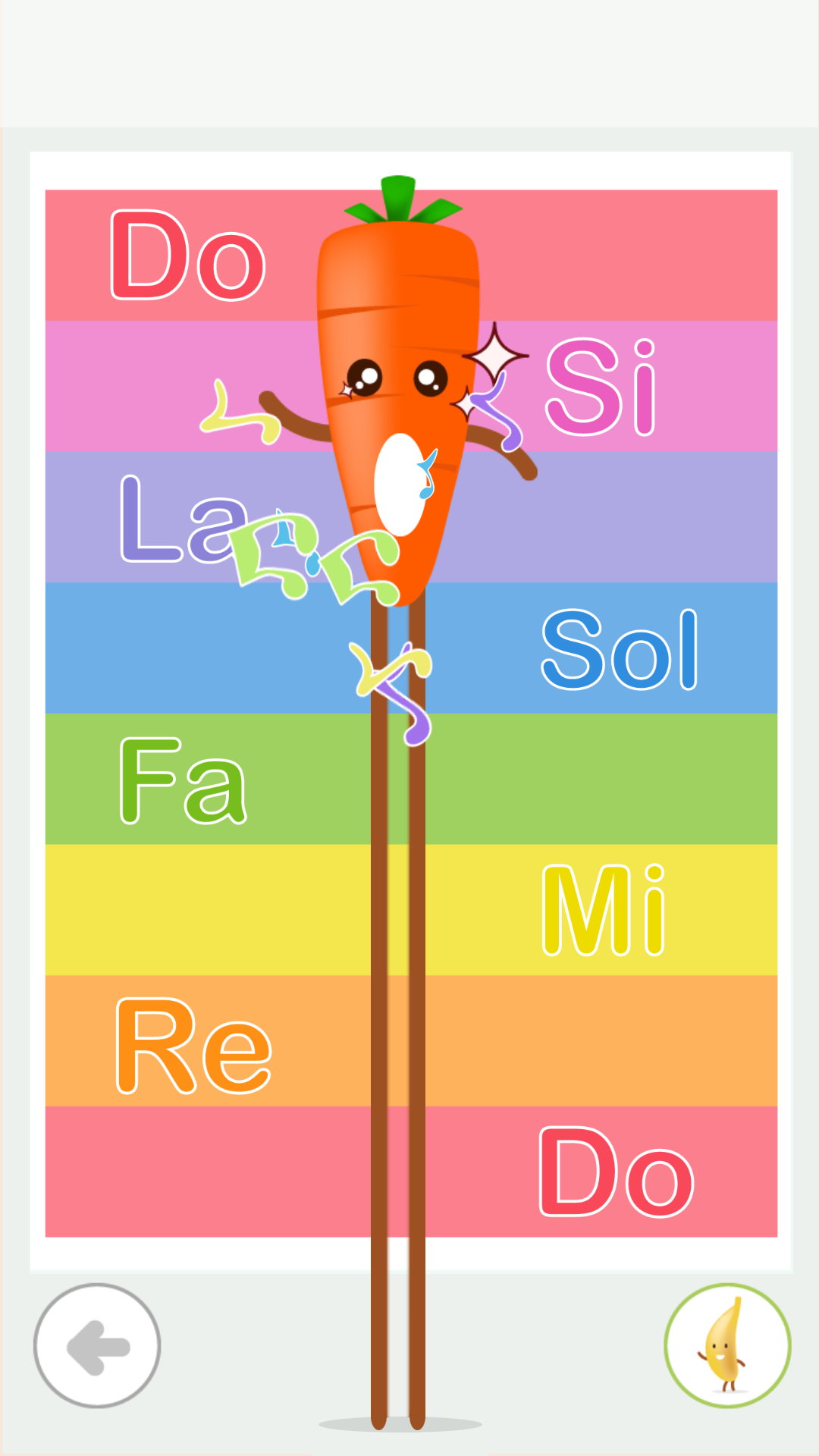 Cuplikan Layar Game Banana song with friends