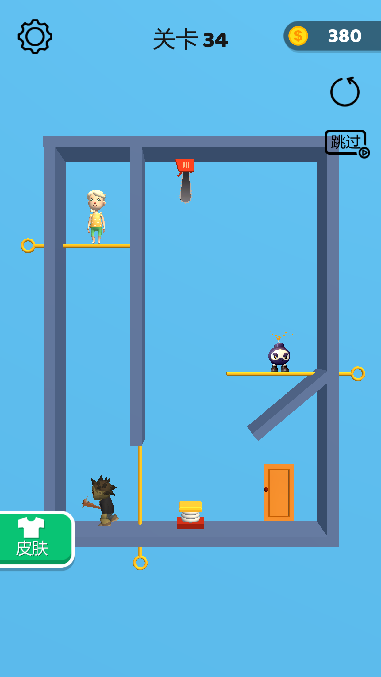 抽个棍棍（中文版）—Pin Rescue 게임 스크린샷