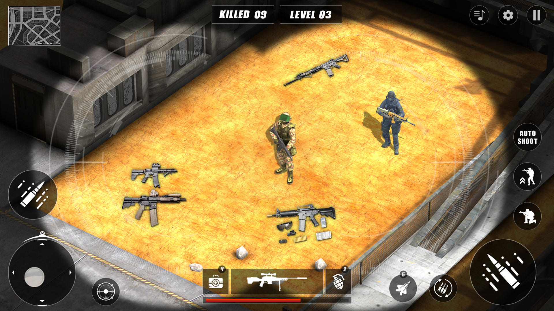 Screenshot of Sniper War Attack: 3D Shooting