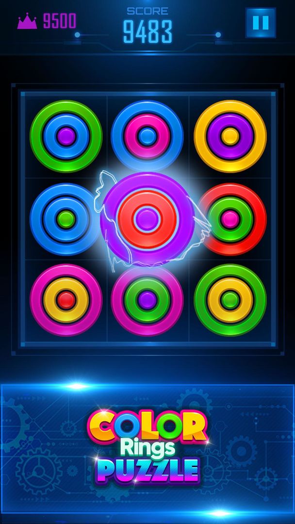 Screenshot of Color Rings Puzzle