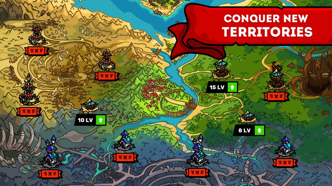 Towerlands - strategy of tower defense ภาพหน้าจอเกม