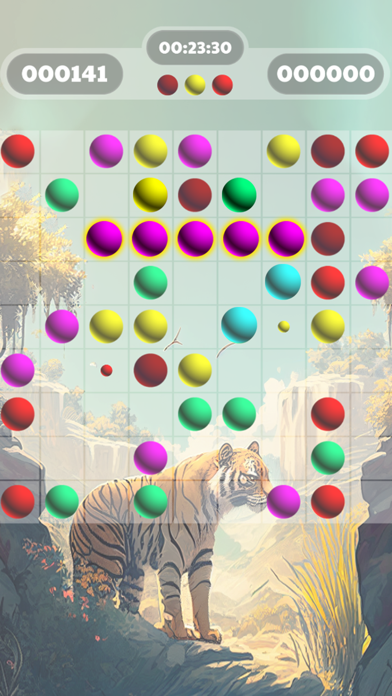 Screenshot of Lines 98: Color Ball Puzzle