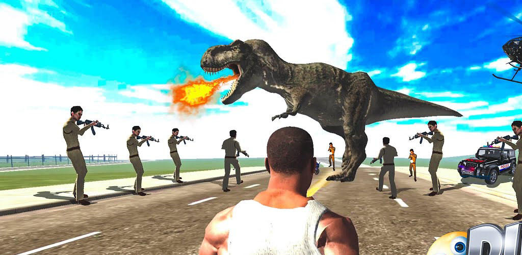 Screenshot 2 of Dinosaur indian bike driving 