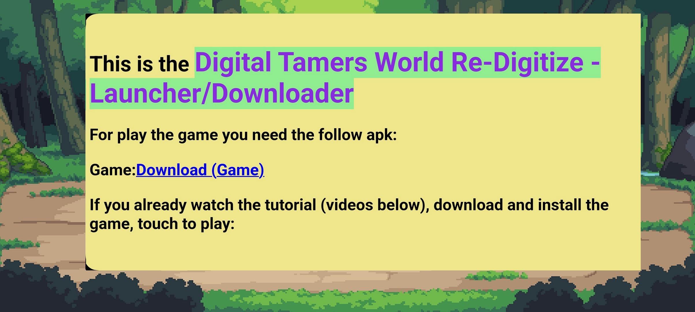 Screenshot of Digital Tamer World R-Digitize