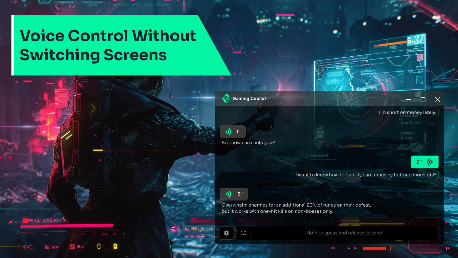 Gaming Copilot ภาพหน้าจอเกม