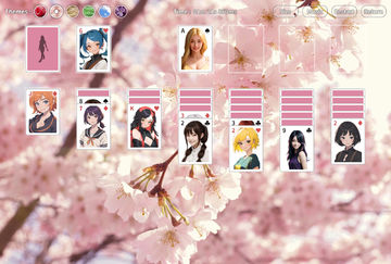 Beauty Solitaire Game Screenshot