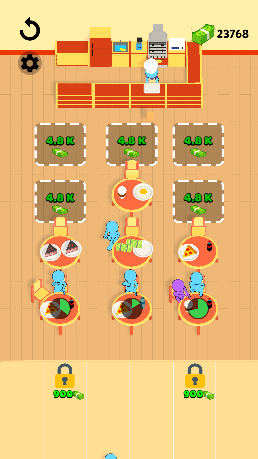 Restaurant Order Game Screenshot