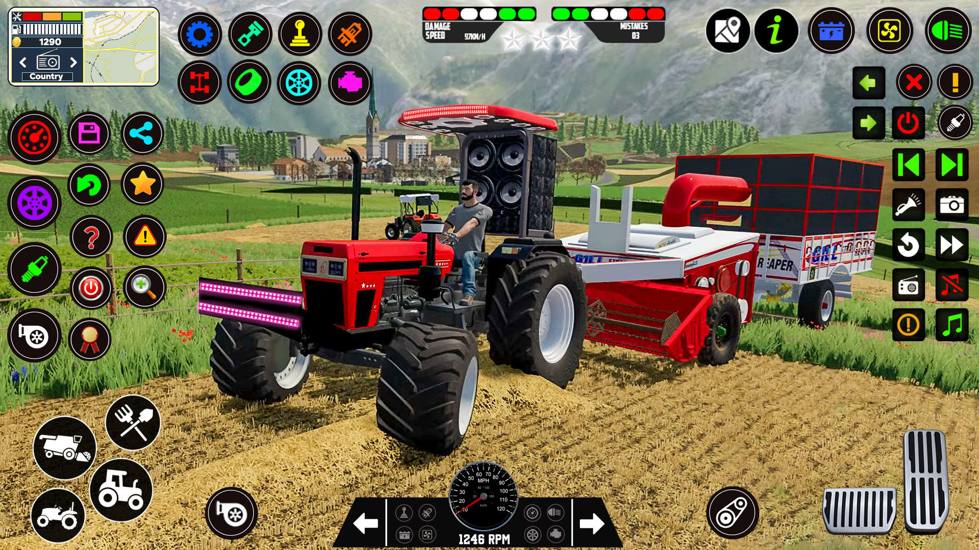 Screenshot of Indian Tractor Farming Games