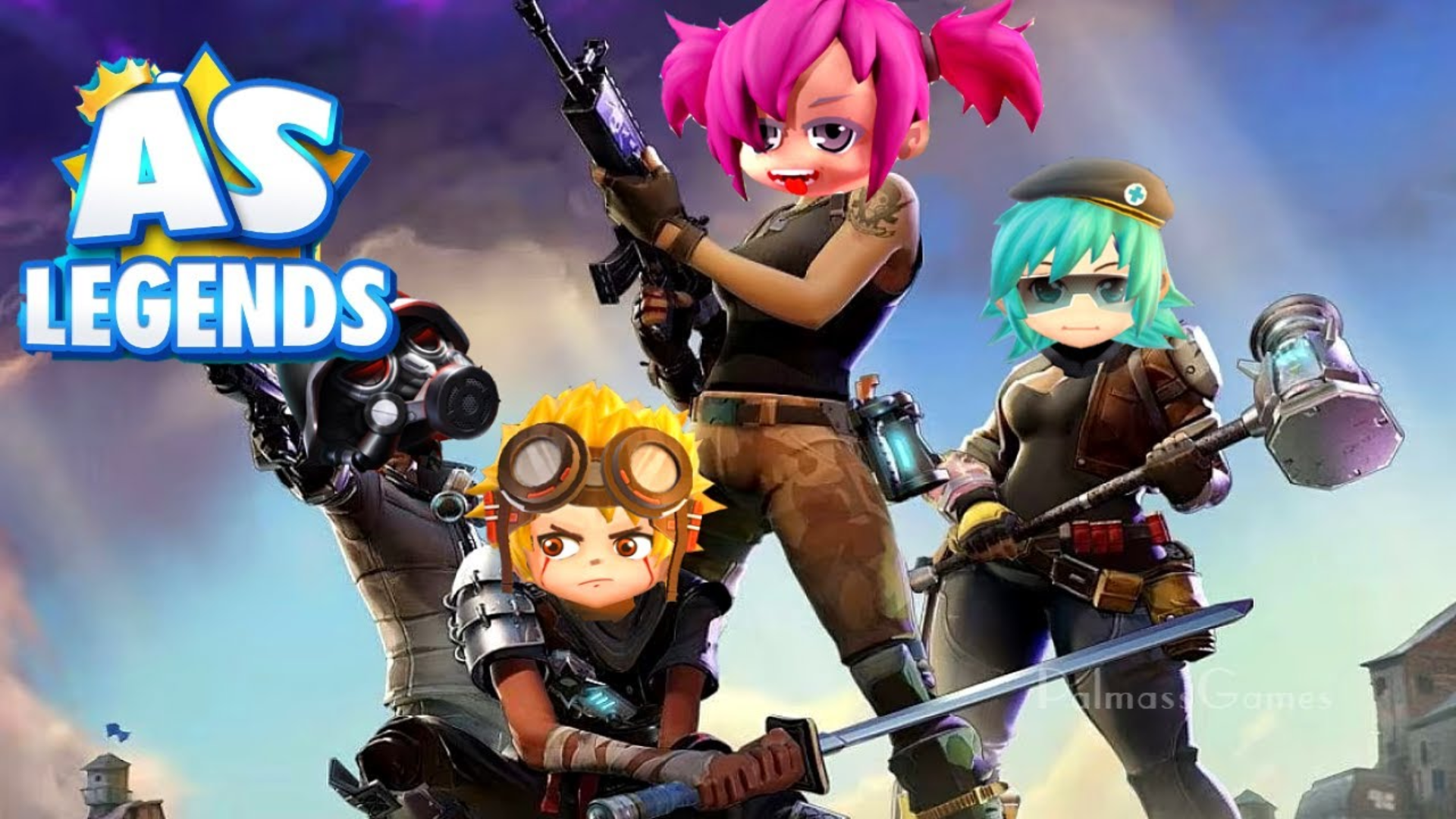 Banner of As Legends: gioco TPS Chibi 5v5 2.046