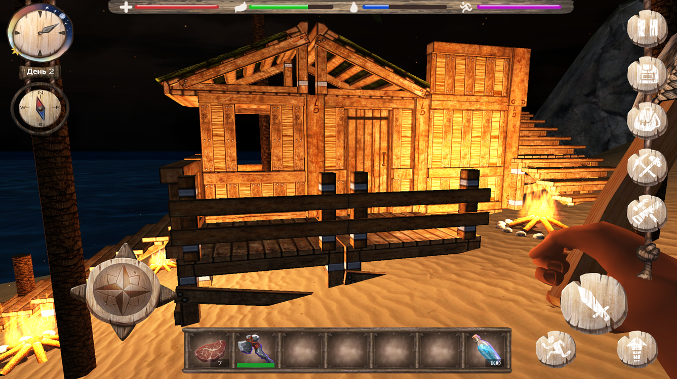 Screenshot 1 of Ilha de Sobrevivência: Modo Criativo 