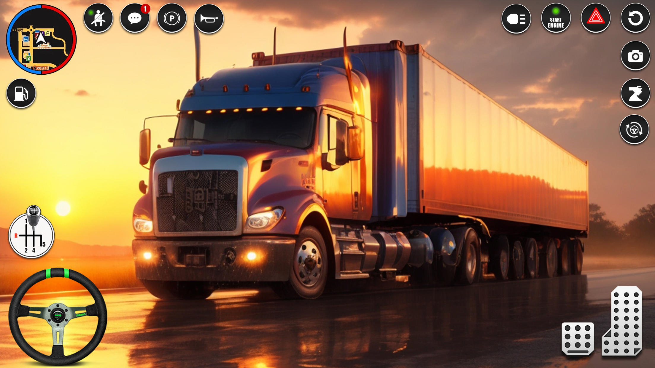 Screenshot 2 of Truck Simulator: US Truck Game 