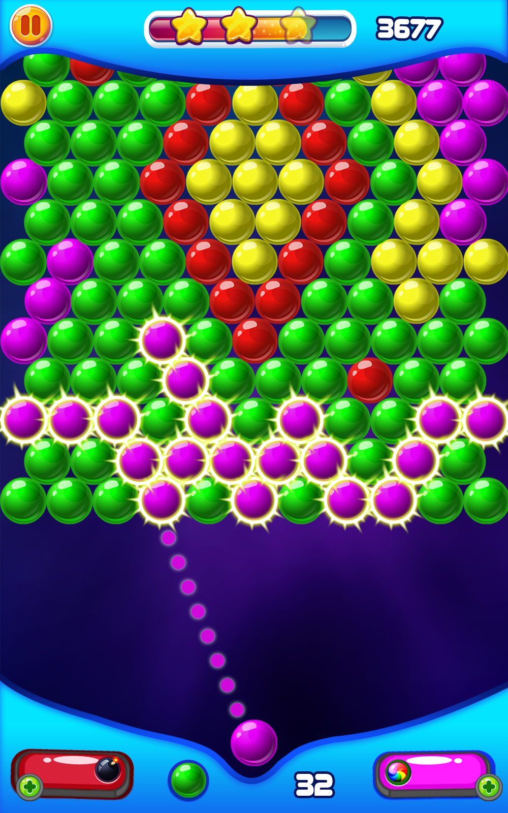 Bubble Shooter 2 ภาพหน้าจอเกม