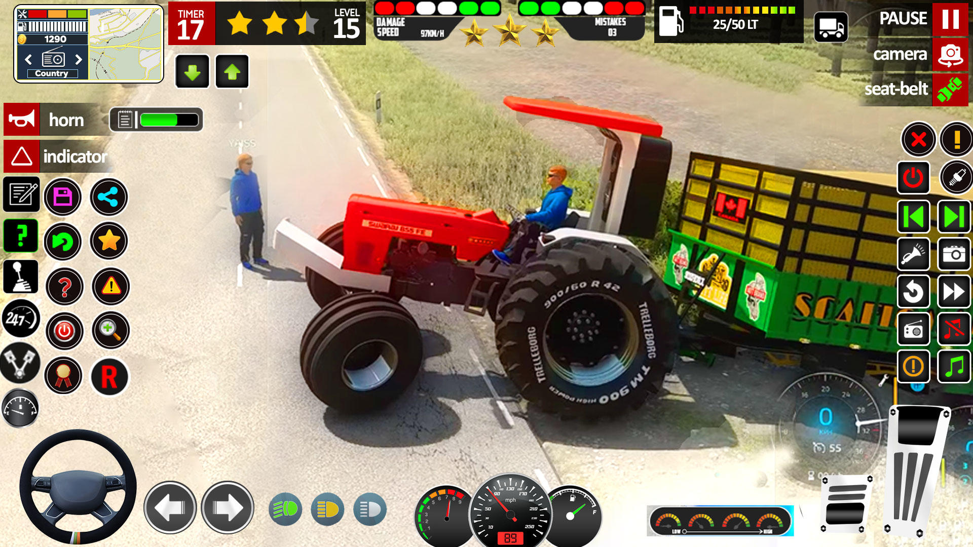 Tractor Driving Farming Games Game Screenshot