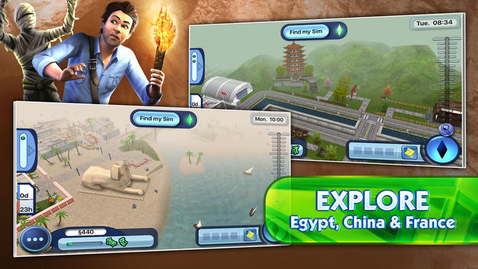 Screenshot 1 of The Sims 3 ကမ္ဘာ့စွန့်စားခန်း 