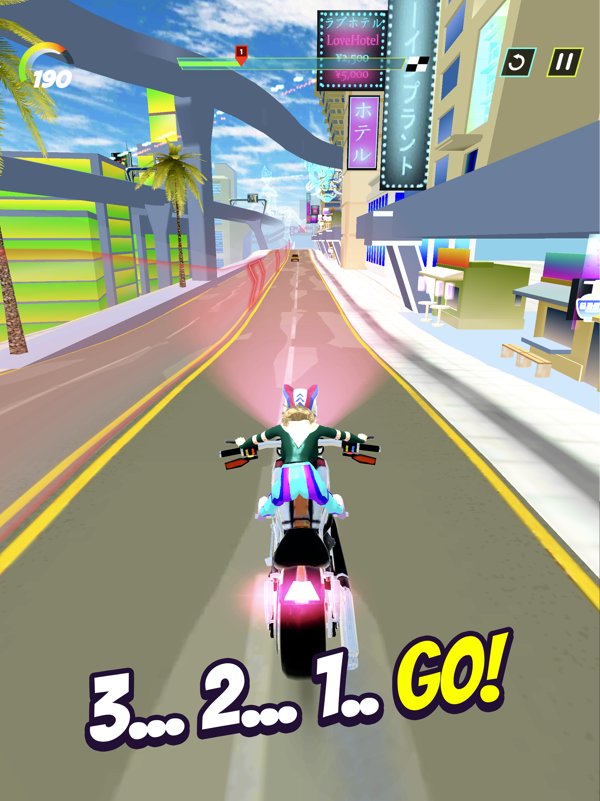 Cuplikan Layar Game Wild Wheels: Bike Racing