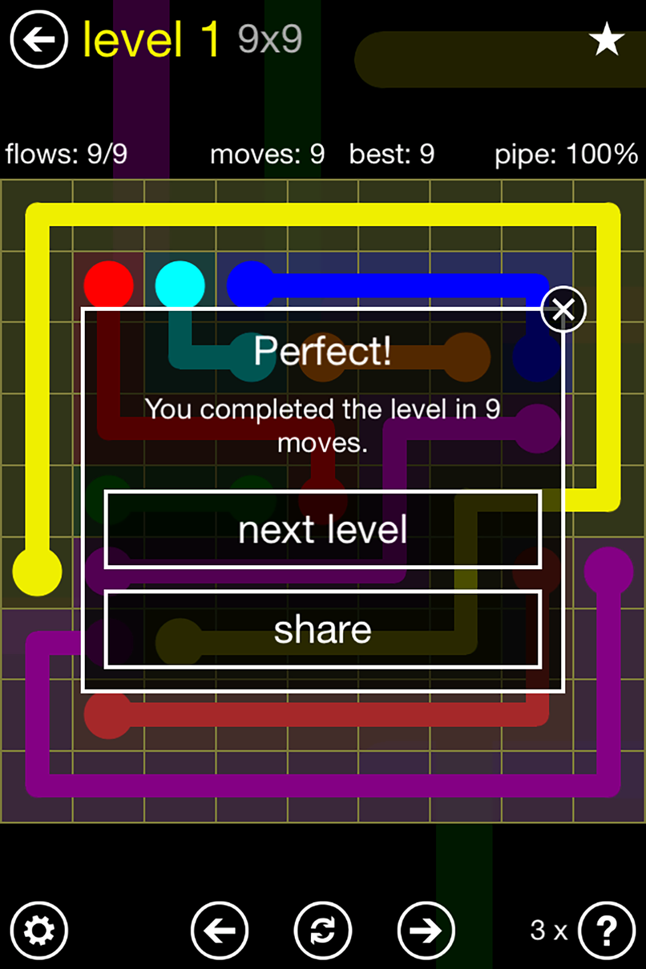 Flow Free Game Screenshot