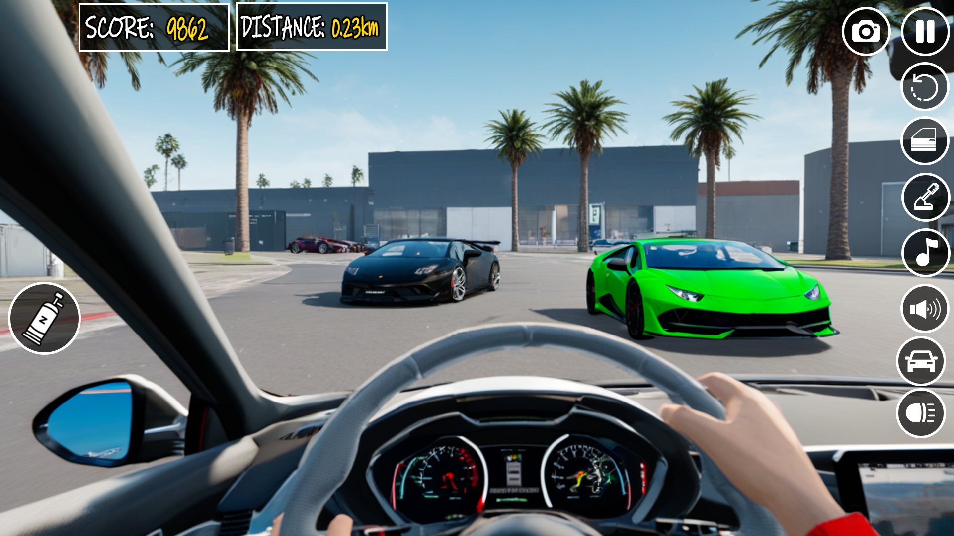 Highway Car Driving and Racing Game Screenshot