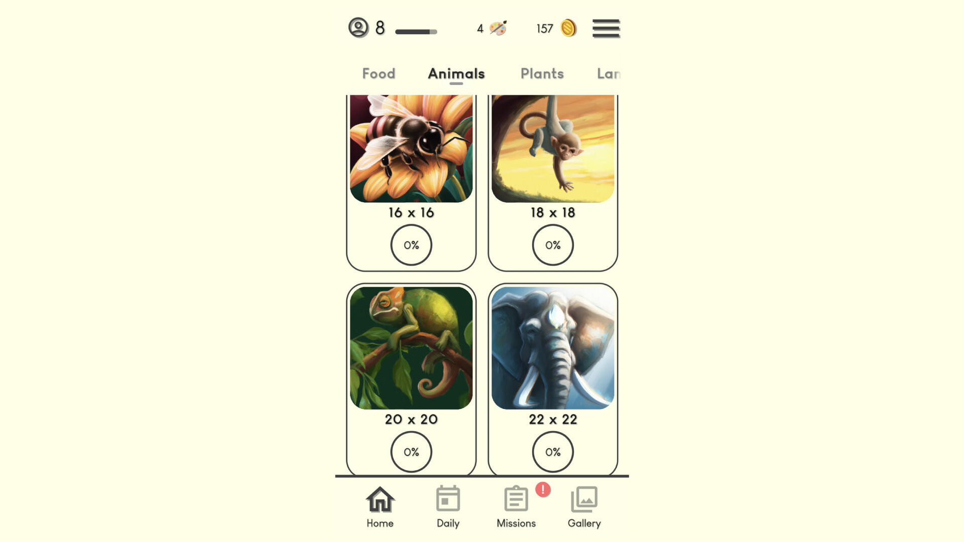 Screenshot of Color Hunt - Number Jigsaw Puzzle