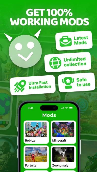 Cuplikan Layar Game HappyMod - Mods for Any Games