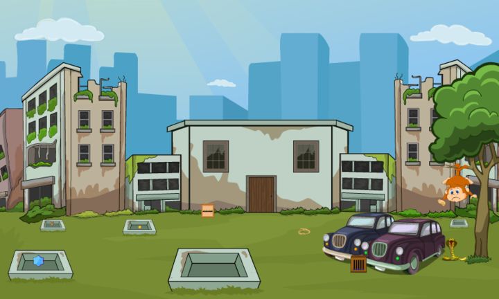 Car Escape From Dilapidated Ar Game Screenshot