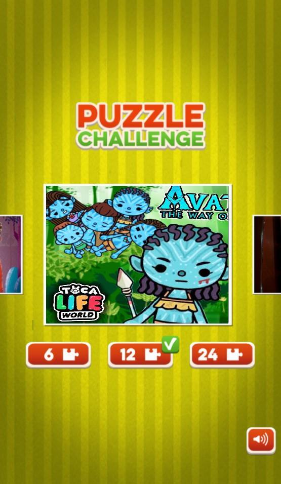 Скриншот игры Toca Boca Avatar Puzzle Game