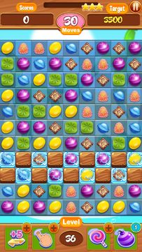 Cuplikan Layar Game Candy Garden 2:Match 3 Puzzle