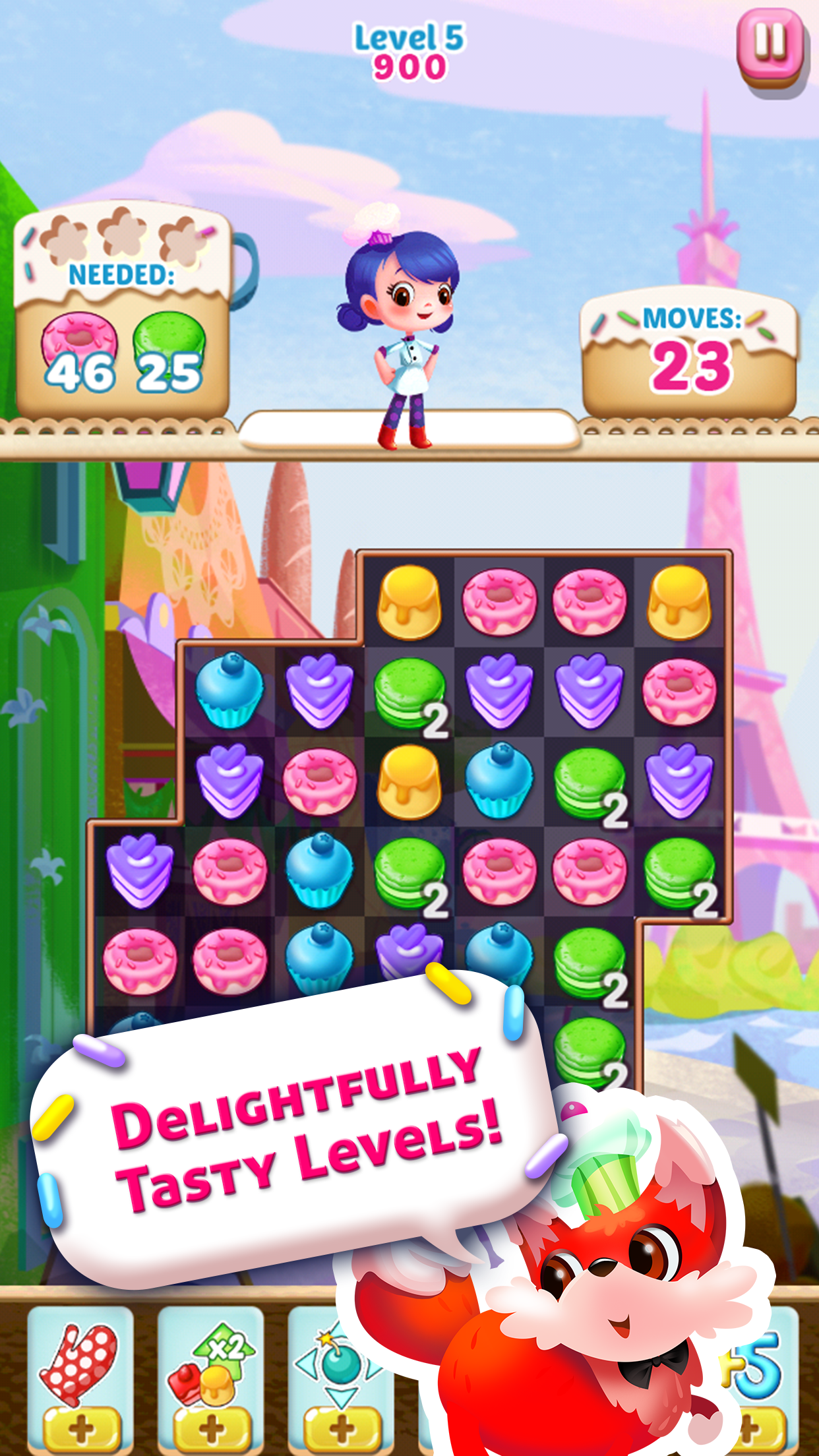 Cuplikan Layar Game Cupcake Mania: Moscow