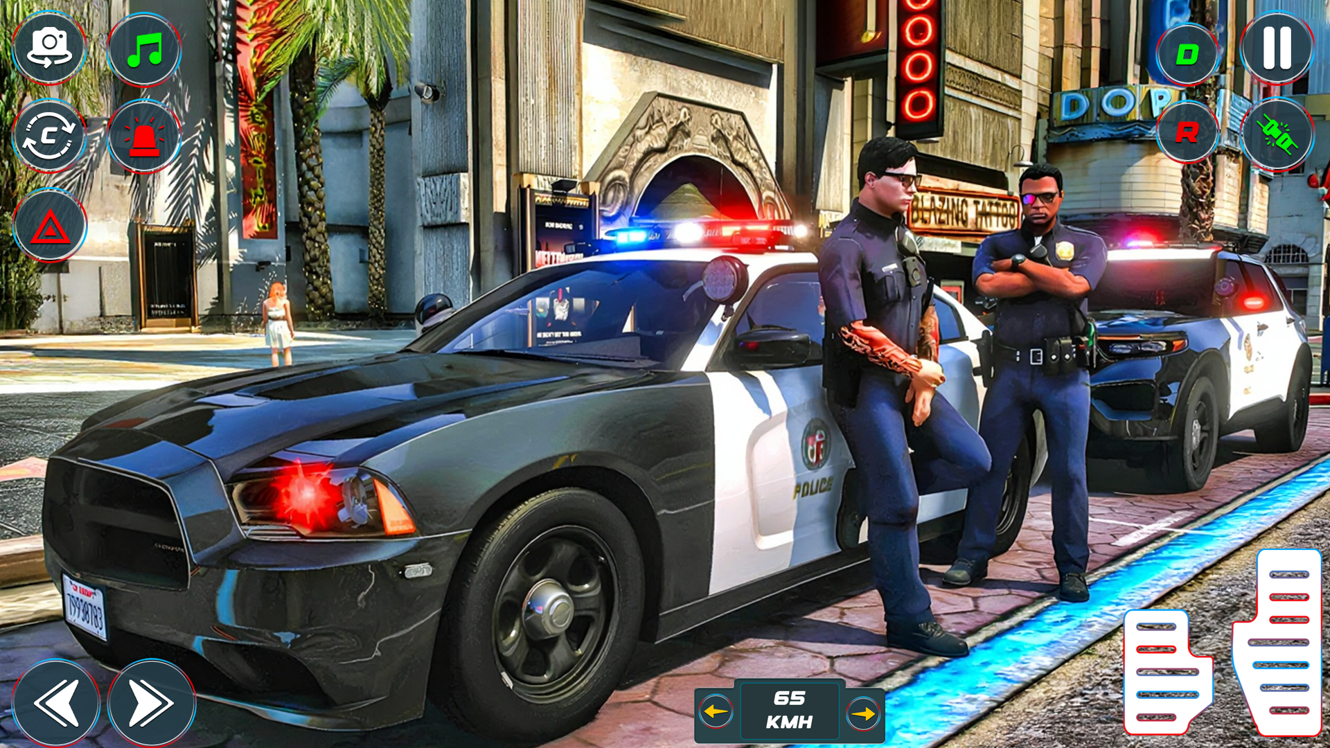 Police Chase Driving: Car Game Game Screenshot