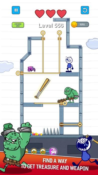 Cuplikan Layar Game Pencil Boy: Pull The Pin