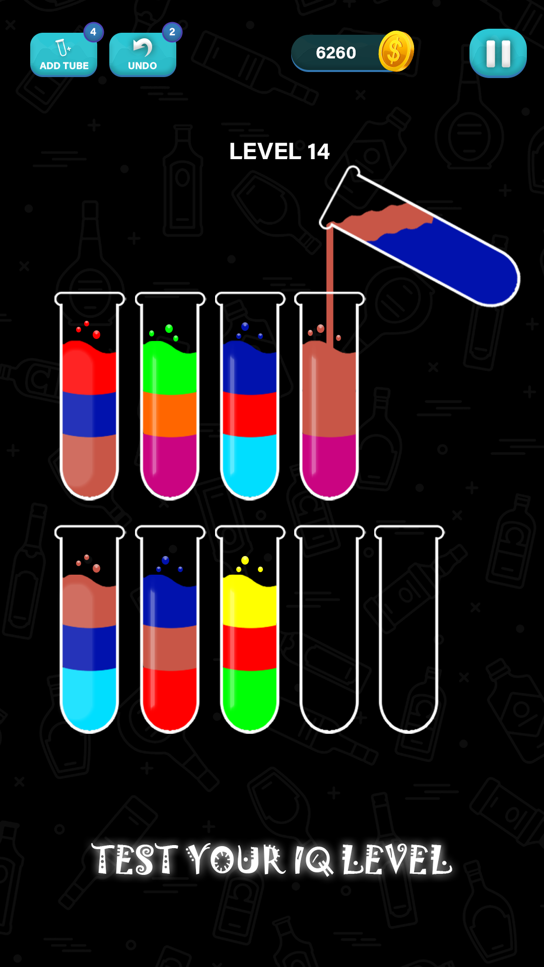 Water Sort Puzzle Game 3D Game Screenshot